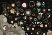 Vintage celestial in engraving style, a Decorative Illustration by Chikovnaya (Thumbnail 14 of 16)