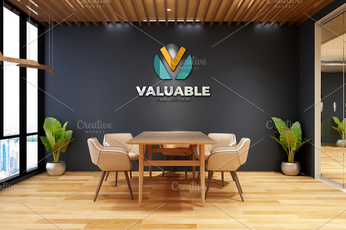 PSD Minimalist Office Logo Mockup, a Product Mockup by Ayy (Photo 11 of 23)