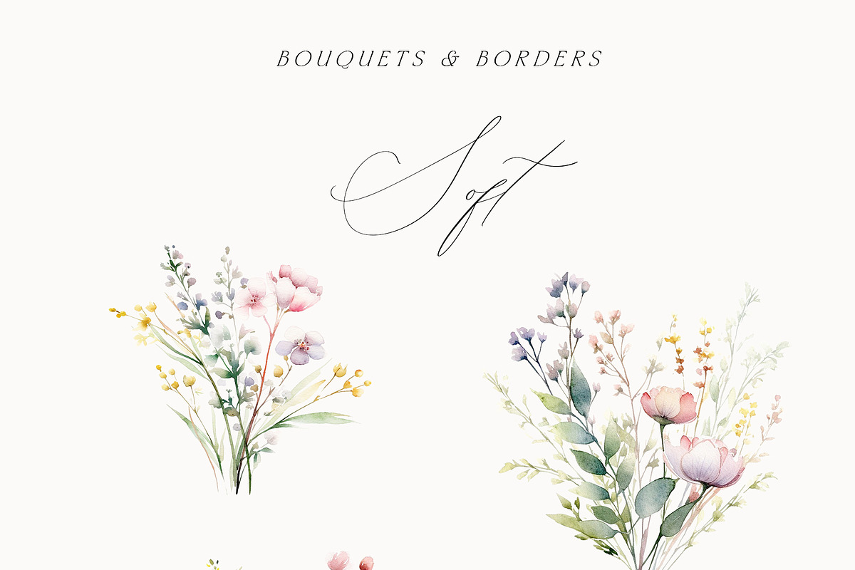 Watercolor Floral Bundle (45 in 1), a Decorative Illustration by Lana Elanor (Photo 39 of 180)