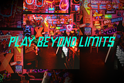 Boxarone Cyberpunk Display Font, a Sans Serif Font by mesuka (Thumbnail 4 of 6)