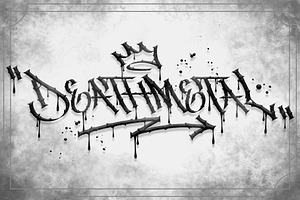 Deathmetal-Graffiti Metal Font Vol.1