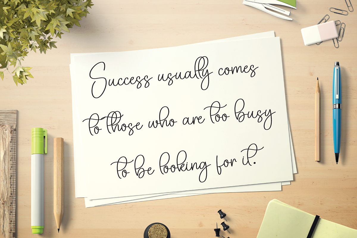 Baby Angel | Script Font, a Handwritten Font by Scratchones (Photo 3 of 8)