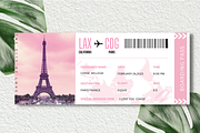 Editable Boarding Pass Template, a Card Template by YasdeyDesigns (Thumbnail 1 of 9)