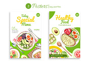 Avocado and Salad Watercolor, a Food Illustration by CreativeValuation (Thumbnail 6 of 11)