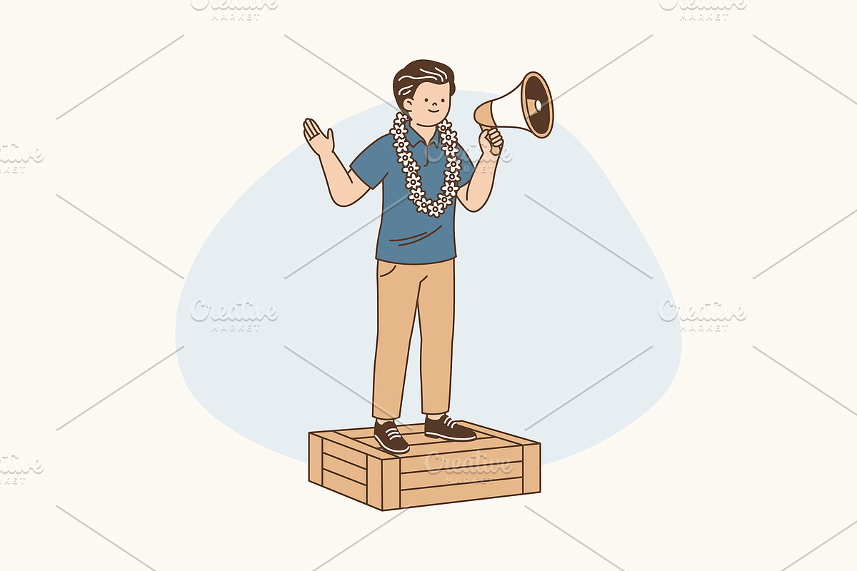 The Campaign Trail Illustration, an Object Graphic by Jump Studio (Photo 4 of 12)