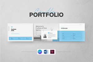 **FLORA | Portfolio Template**, a Brochure Template by KreateTribe
