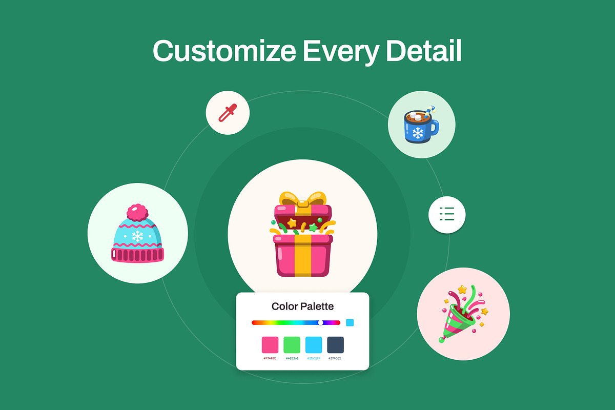 75 Christmas Flat Icons, an Emoji Icon by Prosymbols (Photo 7 of 10)