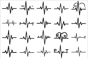 Modern heartbeat symbol icon vector, an Illustration by Amazin_art
