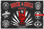Rock and Roll bundle, a Poster Template by DGIM studio (Thumbnail 1 of 8)