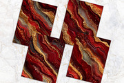 Glitter Gold Ruby Red Agate Papers, a Background Graphic by V Design Creator (Thumbnail 8 of 12)