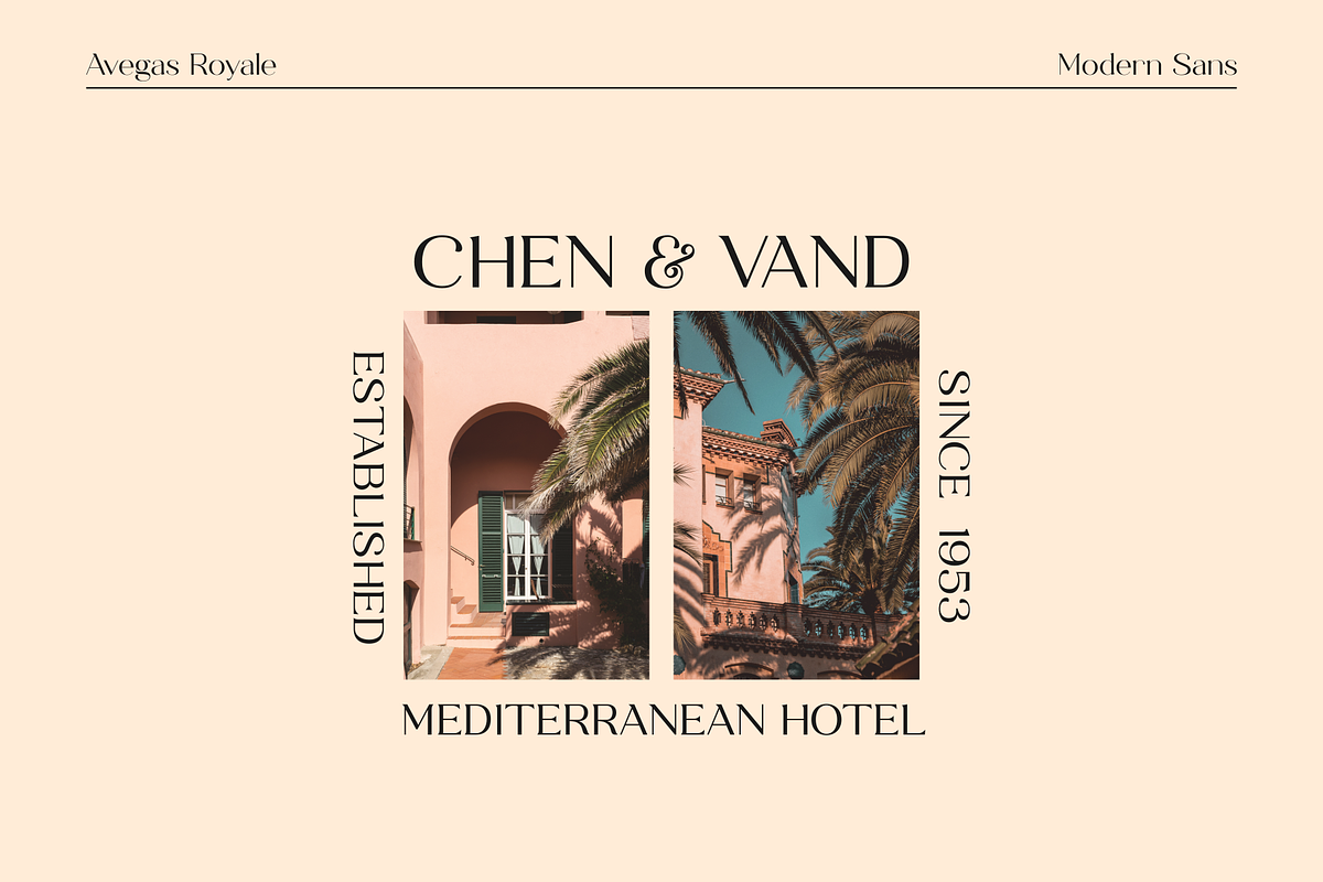 Avegas Royale - Modern Sans, a Sans Serif Font by Java pep (Photo 6 of 11)