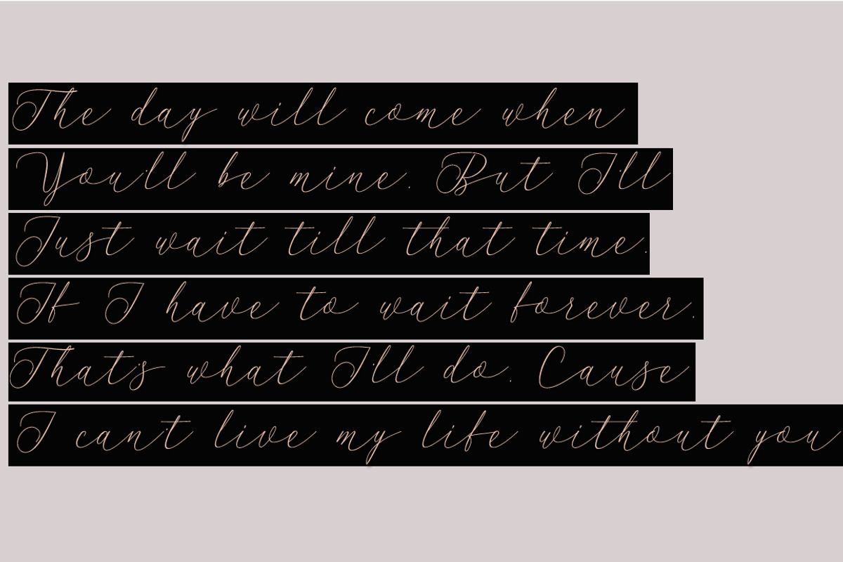 Sentosa, a Script Font by PollemSt (Photo 12 of 12)