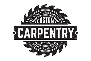 Custom Carpentry Logo