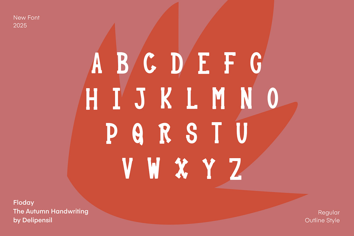 Floday - Autumn Season Font, a Handwritten Font by delipensil (Photo 5 of 7)