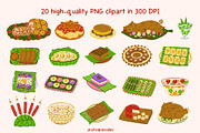 Filipino Christmas Feast Clipart Set, a Food Illustration by Drafts n Doodles (Thumbnail 2 of 3)