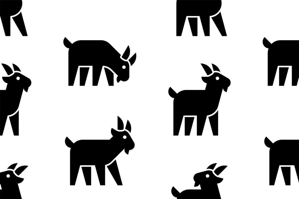 Goat Logo, a Graphic by NataliiaVolyk (Photo 5 of 6)