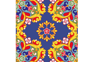 Seamless bright background. Colorful, a Decorative Illustration by Marymo