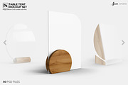 50 PSD Table Tent Mockup Collection, a Mockup by JAZZ STUDIO (Thumbnail 6 of 7)