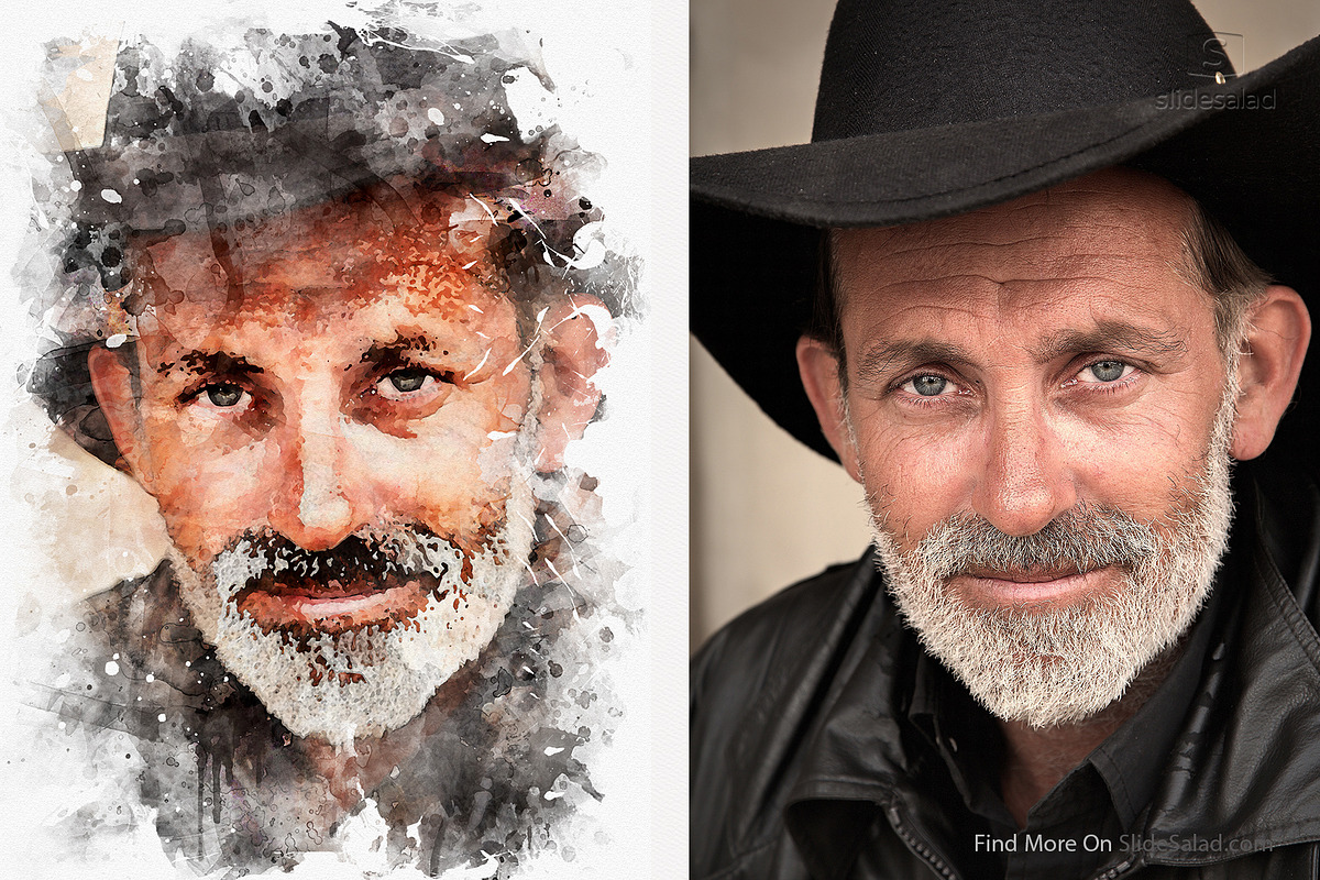 #1 Watercolor Photoshop Mock-ups, an Action Add-On by SlideSalad (Photo 38 of 44)