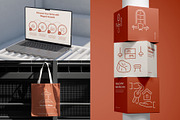 Housing and Interior Icons Set, an Outline Icon by Prosymbols (Thumbnail 4 of 7)
