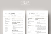 Modern Resume & CoverLetter Template, a Resume Template by careerboutique (Thumbnail 2 of 6)