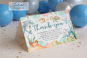 Sea You Soon Baby Shower Invitation, a Templates & Theme by VeliusCreativeStudio (Thumbnail 5 of 7)
