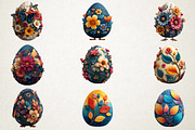 Whimsical Easter Egg and Nature PNG, an Illustration by RobertsArt (Thumbnail 2 of 5)