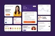 CalmDay - Mental Health Tracker Apps, an UI Kit Template by Agensip Design Agency (Thumbnail 8 of 10)