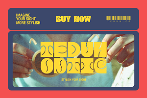 Makeba - Psychedelic Header Typeface