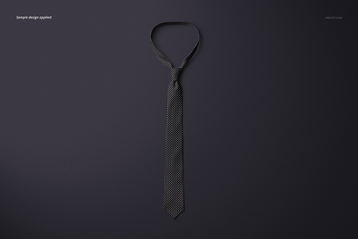 Gentelman Pack v.1: Tie Mockup Set, a Shirt Mockup by creatsy5 (Photo 10 of 15)