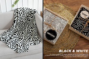 Black And White Pattern Bundles, a Pattern Graphic by Vibrand Studio (Thumbnail 8 of 11)