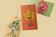 Fall Retro Clipart - Vector, a Decorative Illustration by Alina Sh (Thumbnail 8 of 10)