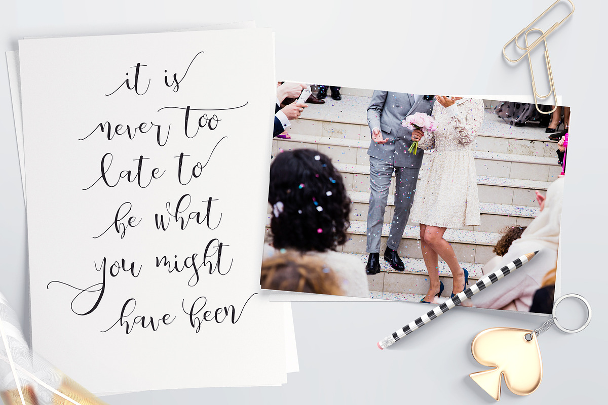 Be Grateful Script, a Script Font by Dirtyline Studio (Photo 9 of 11)