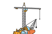 Construction vehicles, a Work Illustration by Funky corner (Thumbnail 2 of 2)