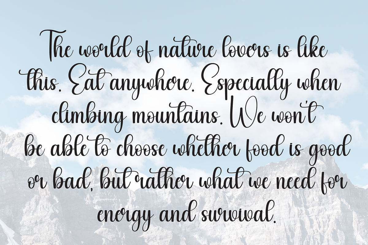 Highland | Script Font, a Handwritten Font by Scratchones (Photo 6 of 9)