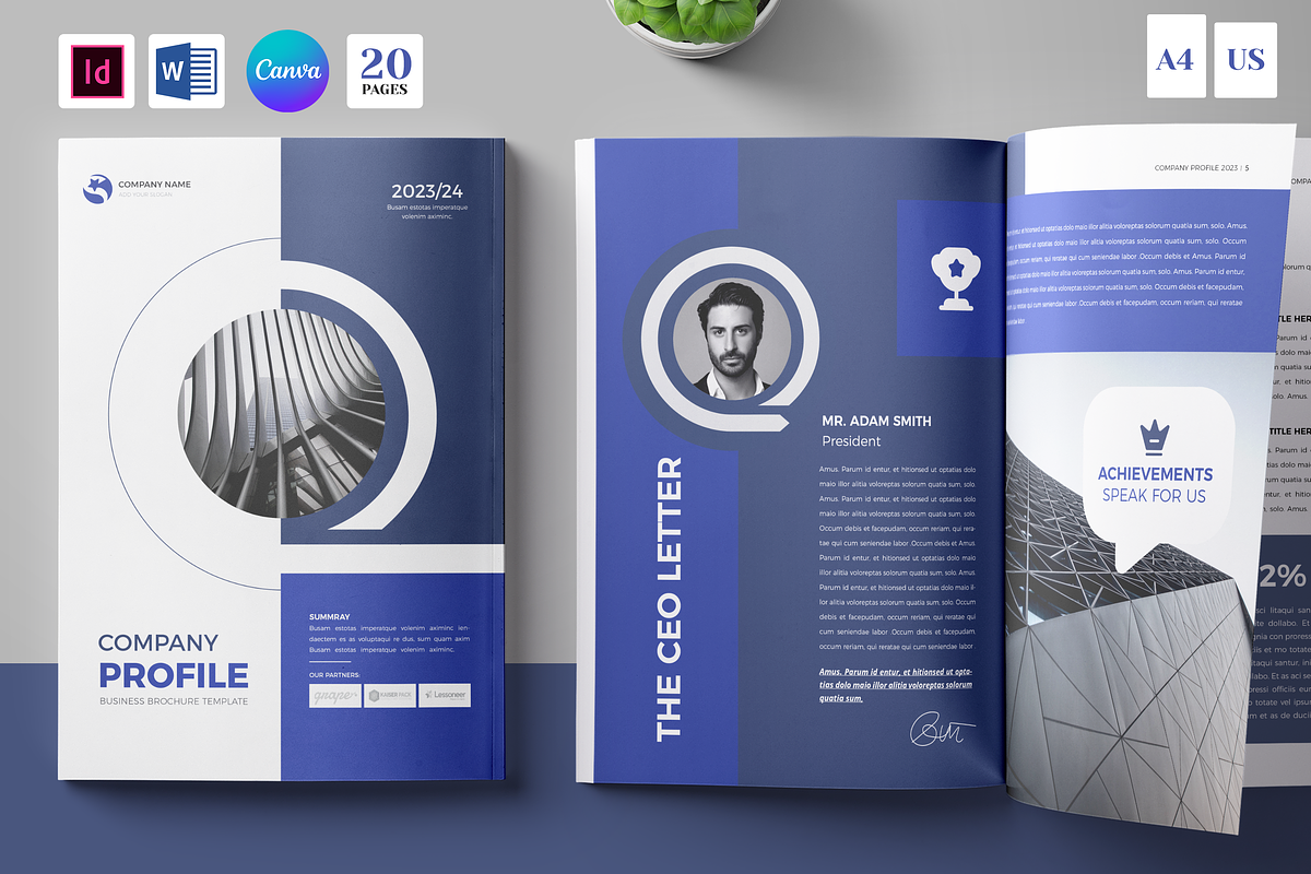 Brochure Bundle, Canva, Word, PPT, a Brochure Template by Template Zone (Photo 13 of 24)