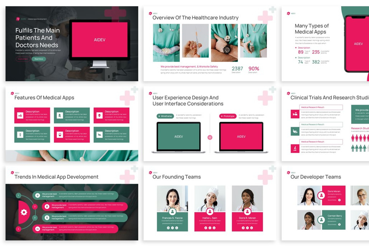 Aidev - Mobile Apps Powerpoint, a Presentation Template by SlideFactory (Photo 2 of 4)
