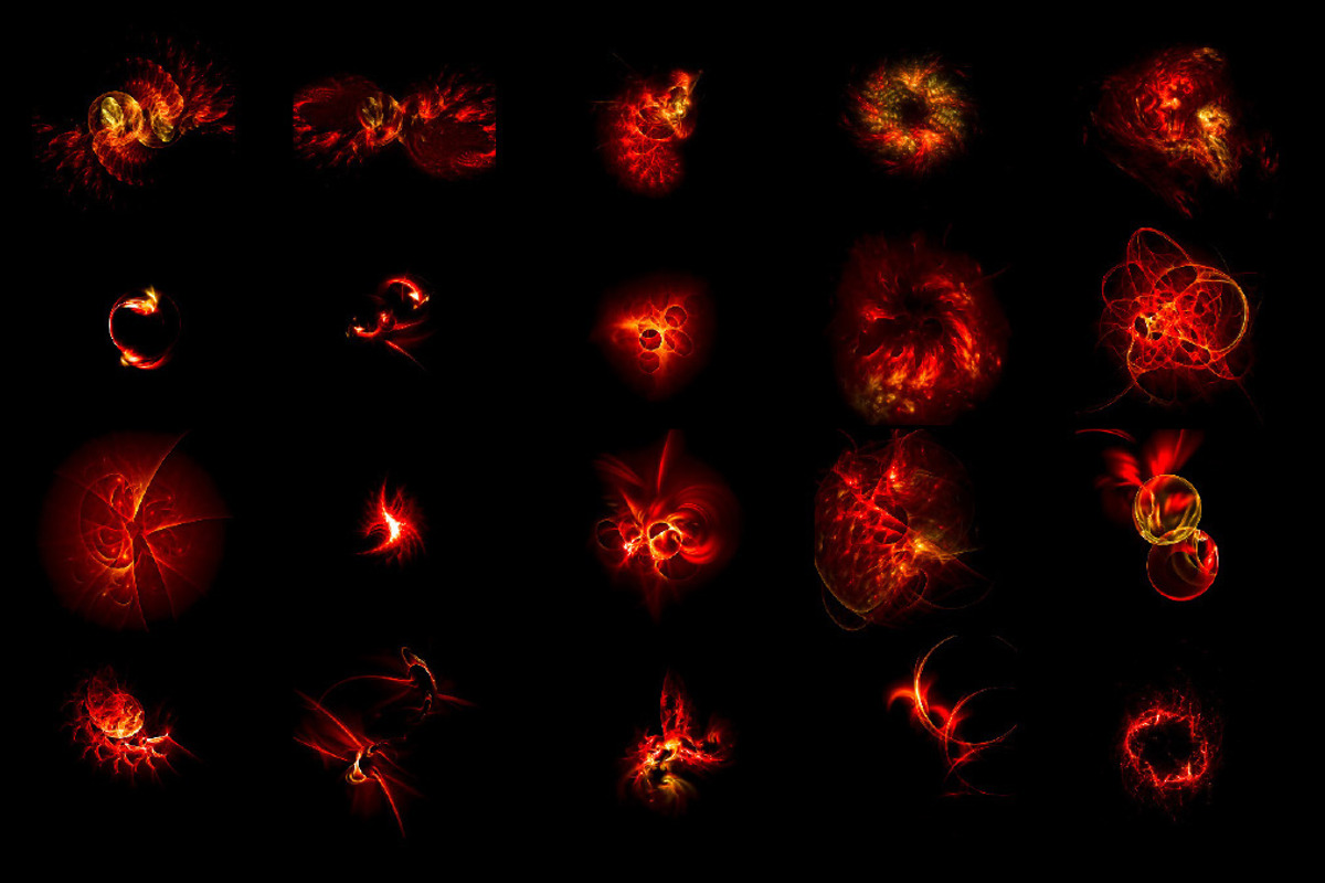 72 Fire Fractal Light Leaks Overlays, a Texture Graphic by Abstract Background (Photo 3 of 5)