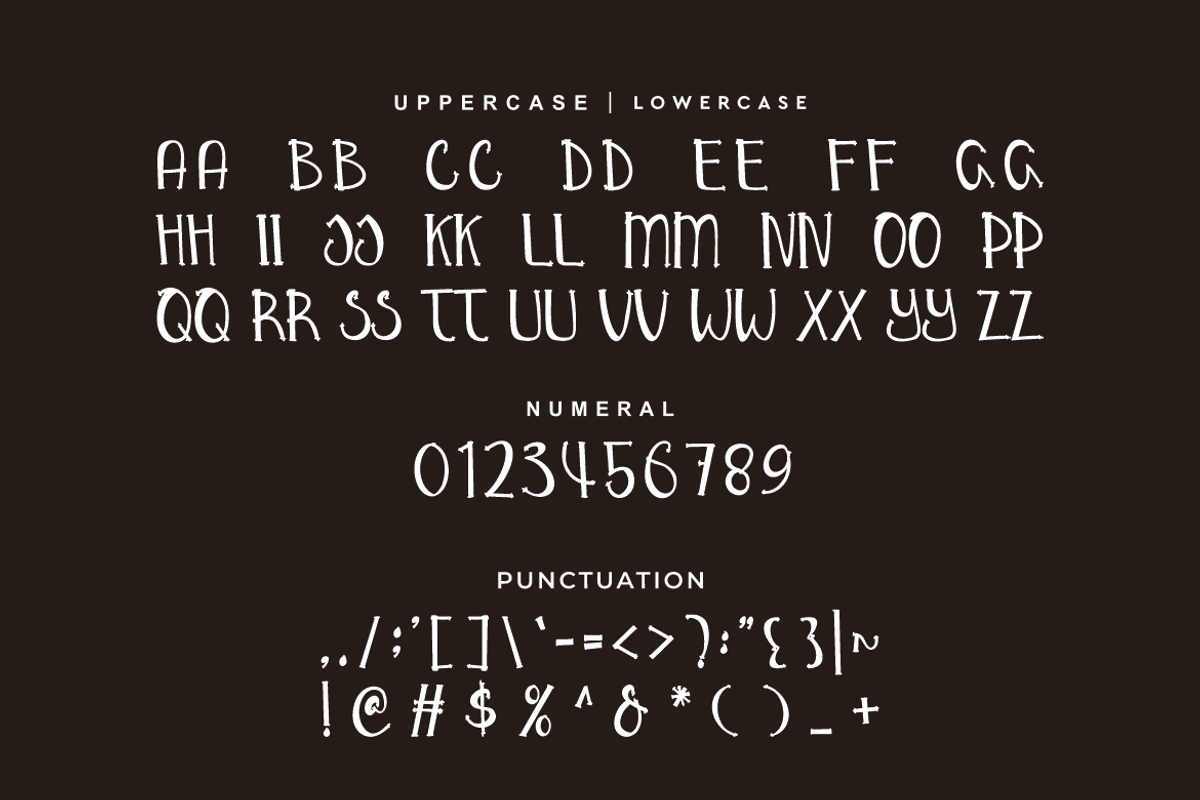 Kepang Western Font, a Serif Font by Iqsiart Studio (Photo 5 of 7)