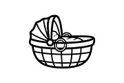 50 Woven Basket Vector Bundle, an Illustration by Designs_River (Thumbnail 4 of 51)