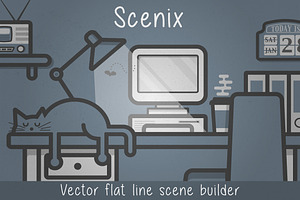 Scenix - Vector Line Scene Builder