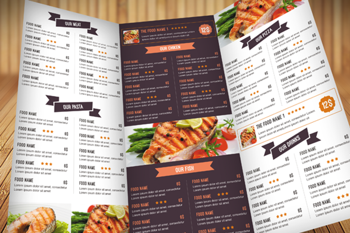 Clean Food Menu 2, a Brochure Template by Nody4Design (Photo 3 of 4)