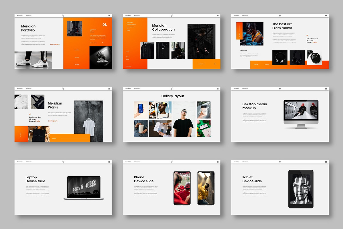 Meridian – Business PowerPoint, a Presentation Template by Dens Creative Studio (Photo 6 of 6)