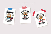 Cinnamon Rolls with Varied Poses, a Food Illustration by Allmostudio (Thumbnail 3 of 5)