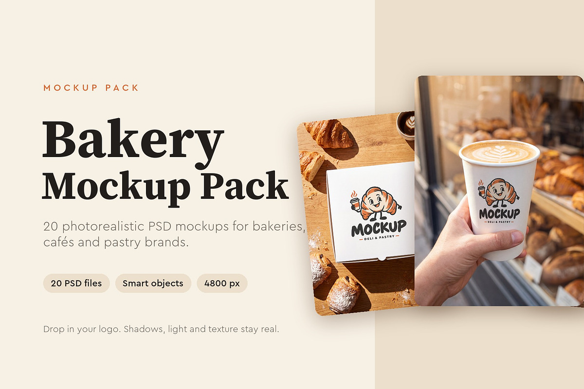 Bakery Branding Mockup Collection, a Packaging Mockup by Motion-Box (Photo 1 of 4)