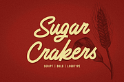 Sugar Crakers, a Script Font by Letteratom (Thumbnail 1 of 8)