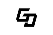 GD Monogram Logo, a Branding & Logo Template by kidzdsgn (Thumbnail 2 of 2)