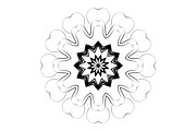 Black and White Mandala Patterns Set, a Decorative Illustration by NJ Himel (Thumbnail 18 of 101)
