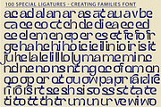 Creating Families Font, a Sans Serif Font by 177Studio (Thumbnail 7 of 8)