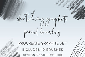 Sketching Graphite Procreate Brushes